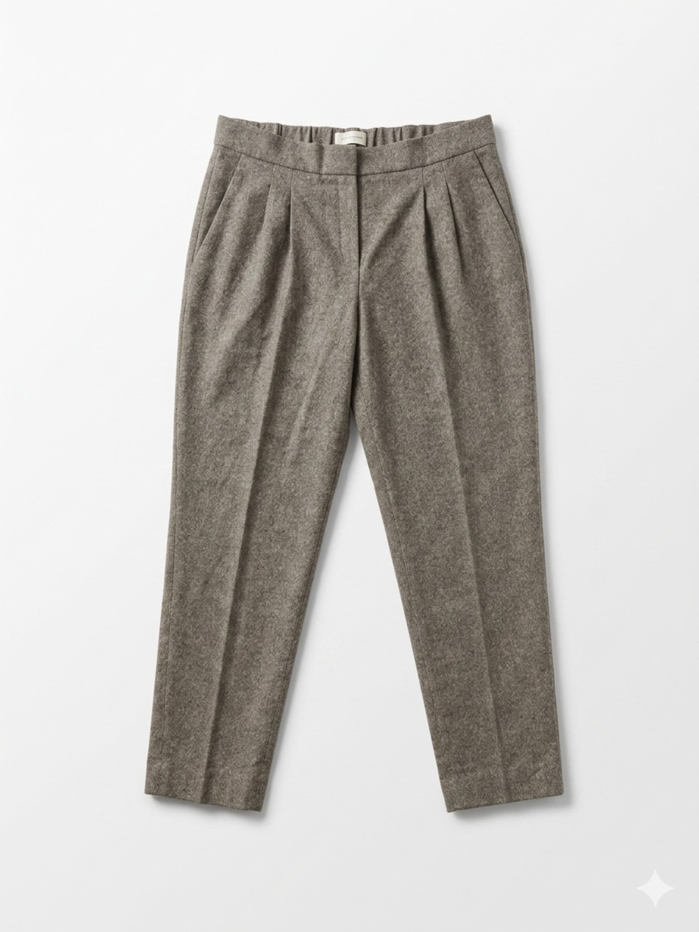 ARITZIA Babaton Cohen Pants Wool Cashmere Heather Grey Tapered Ankle Size 10